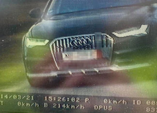Venea spre Reșita ca pe Autobahn: radarul l-a prins cu o viteză de 214km/h!