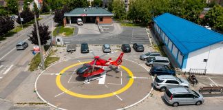 Spitalul Județean din Reșița va avea heliport lângă UPU pentru elicopterul SMURD