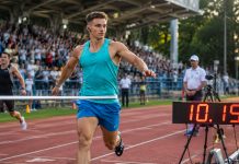 Cel mai rapid sprinter român: reșițeanul Cristi Roiban confirmă forma excelentă cu 10,19 secunde la 100 de metri
