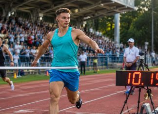 Cel mai rapid sprinter român: reșițeanul Cristi Roiban confirmă forma excelentă cu 10,19 secunde la 100 de metri